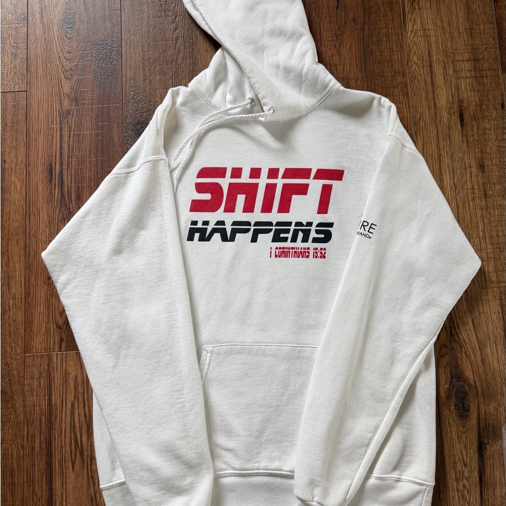 White Graphic Hoodie Unisex